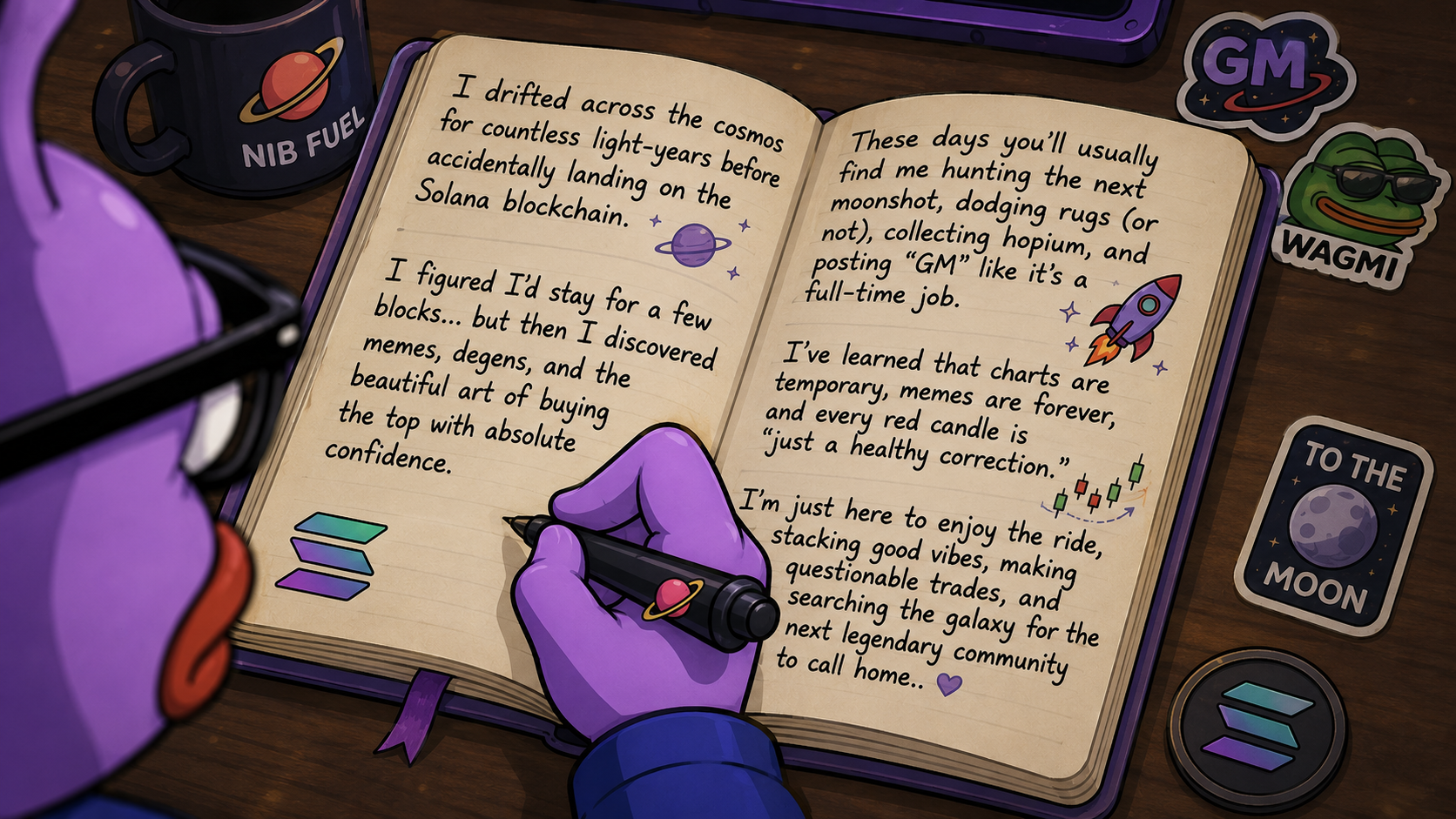 NIBNOB origin story infographic